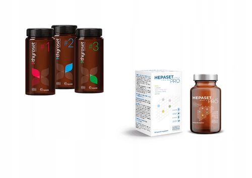 NORSA PHARMA Thyroset + Hepaset PRO (Wsparcie Tarczycy + Wsparcie wątroby) na Arena.pl