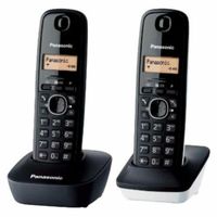 Telefon Bezprzewodowy Panasonic KX-TG1612 Czarny Czarny/Biały