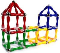 klocki magnetyczne konstrukcyjne master 124 szt