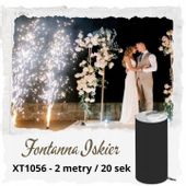 Fontanna iskier 2 metry 20 sek - DJ, Wesele, Pierwszy taniec, Tort, 18-stka