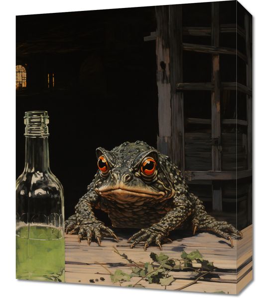 Obraz 40x50cm Oczekiwanie w Półmroku zdjęcie 1
