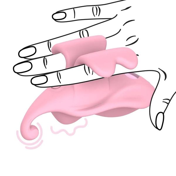 Finger Dual Vibrator - Pink zdjęcie 1