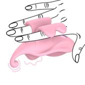 Finger Dual Vibrator - Pink