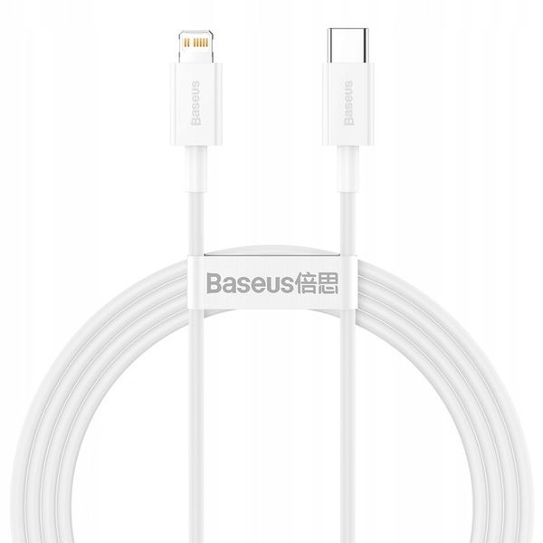 Baseus SZYBKI Kabel USB-C Lightning 1,5m 20W do iPhone zdjęcie 2