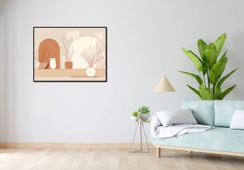 Plakat 100x75cm Widok Roślin na Arena.pl