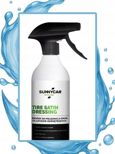 CZERNIDŁO DO OPON I PLASTIKÓW ZEWNĘTRZNYCH SUNNYCAR 500 ml na Arena.pl