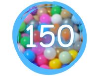 Plastikowe piłeczki do suchego basenu – 150 szt