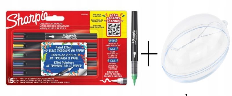 MARKERY AKRYLOWE CREATIVE BRUSH 5SZT 1824 zdjęcie 1