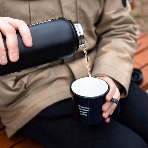 BUTELKA TERMICZNA WESSPER KUBEK TERMICZNY ZE SŁOMKĄ STAL NIERDZEWNA 1000 ml na Arena.pl