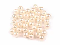 PEREŁKI PLASTIK GLANCE PERŁOWE 6MM 50SZT