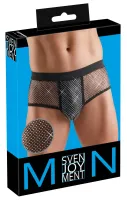 svenjoyment pants męskie s czarny brokatowy przod elastyczne