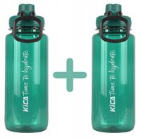 Zestaw Sportowch Butelek Na Wodę KiCA Eko Zielone