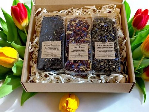 Zestaw Prezentowy 3 Herbat Owocowa Zielona Urodziny Dla Nauczyciela Imienin na Arena.pl