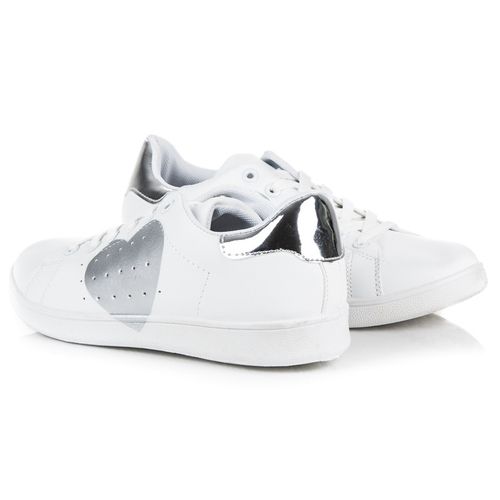 Białe trampki z sercem r.40 na Arena.pl