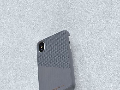 Drewniane etui iPhone Xs X (Mid Grey) na Arena.pl
