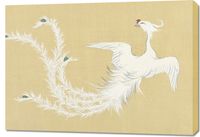 Obraz 100x70cm Bird, Sekka Japoński Vintage do Salonu