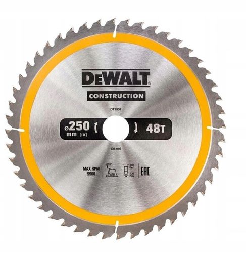 DeWALT DT1957 tarcza piła do drewna 250 x 30 48z na Arena.pl