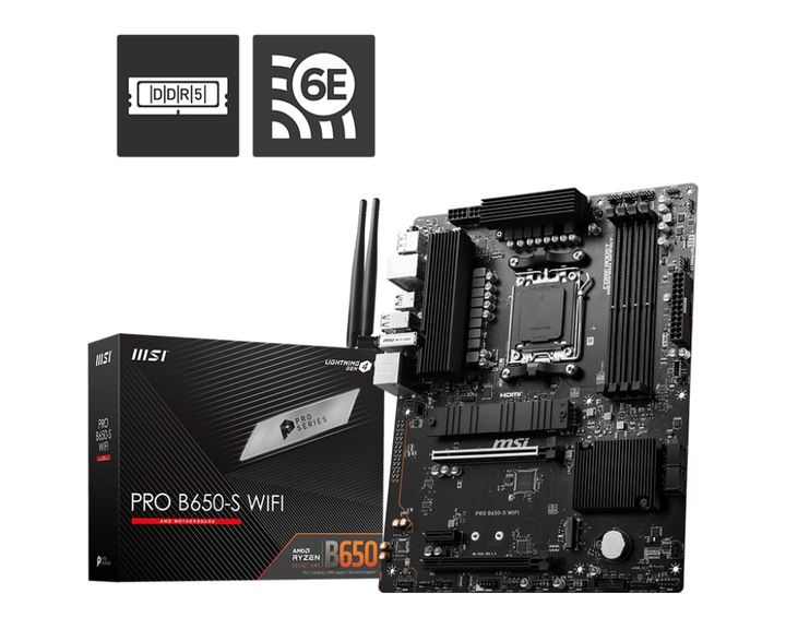 Msi Pro B650-S Wifi DDR5 AM4 Atx Mb zdjęcie 9