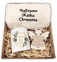 PODZIĘKOWANIE DLA RODZICÓW CHRZESTNYCH CHRZEST PREZENT KOMUNIA ŚWIĘTA IHS