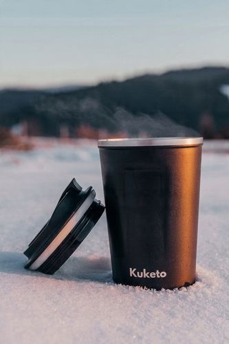 KUBEK TERMICZNY TERMOS 380 ML WYŚWIETLACZ EKRAN LCD NA KAWĘ HERBATĘ SMART na Arena.pl