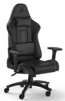 Fotel gamingowy Corsair TC100 RELAXED Leatherette do 120kg Skóra ECO Czarny