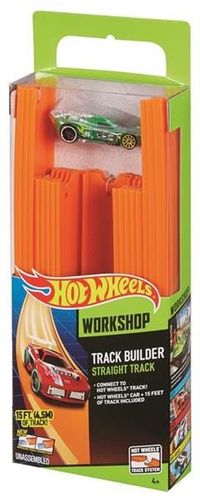 Hot Wheels Track Builder Tor prosty + autko na Arena.pl