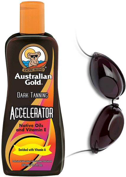 Australian Gold Accelerator Do Opalania + Okulary zdjęcie 1