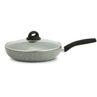 Patelnia ceramiczną z powłoką Stonite 24 cm ze zdejmowaną rączką pokrywka