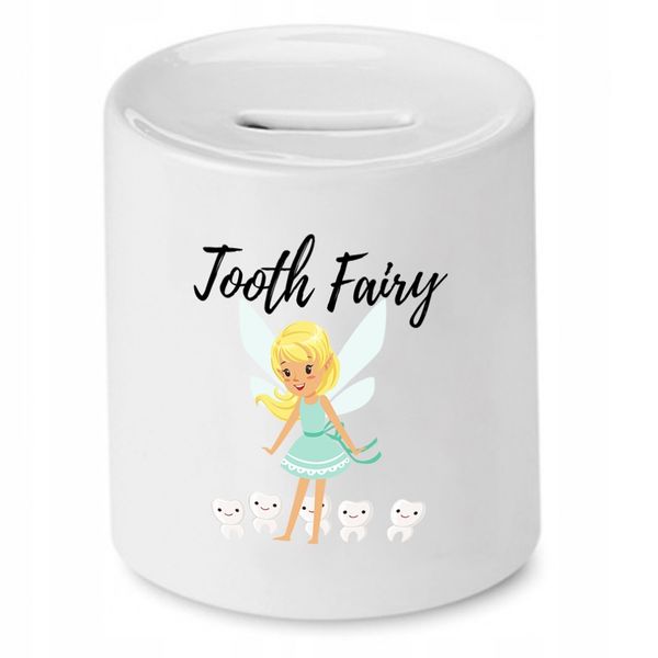 Skarbonka Dla Dentysty Tooth Fairy Prezent Z Nadrukiem Ze Zdjęciem zdjęcie 1