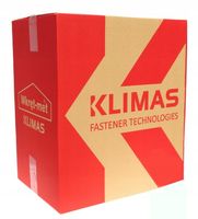 KOŁKI DO STYROPIANU KLIMAS WKRĘT-MET 26 cm + ZAŚLEPKI GRAFIT 100 szt + FREZ