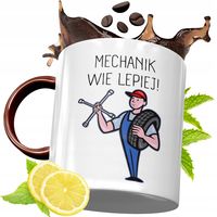Kubek Bordowy Dla Mechanika Na Urodziny Prezent Z Nadrukiem Ze Zdjęciem