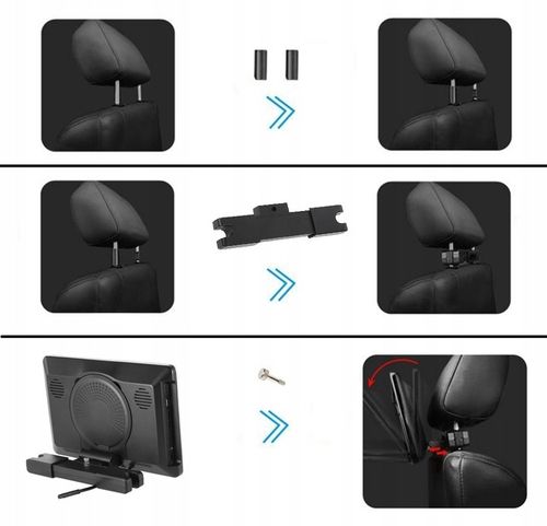 DVD NA ZAGŁÓWKI SAMOCHODOWE EKRANY 10'' USB SD GRY na Arena.pl