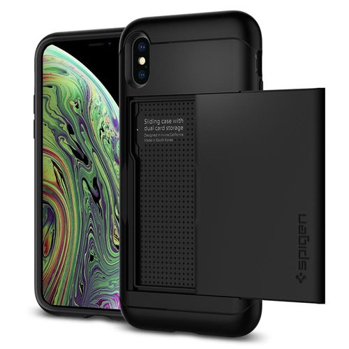 SPIGEN SLIM ARMOR CS - iPhone X / XS - BLACK na Arena.pl