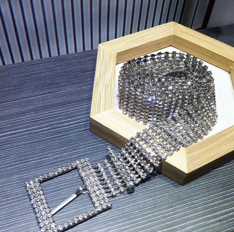 Pasek Damski - CYRKONIE - NOWA Kolekcja zdjęcie 5