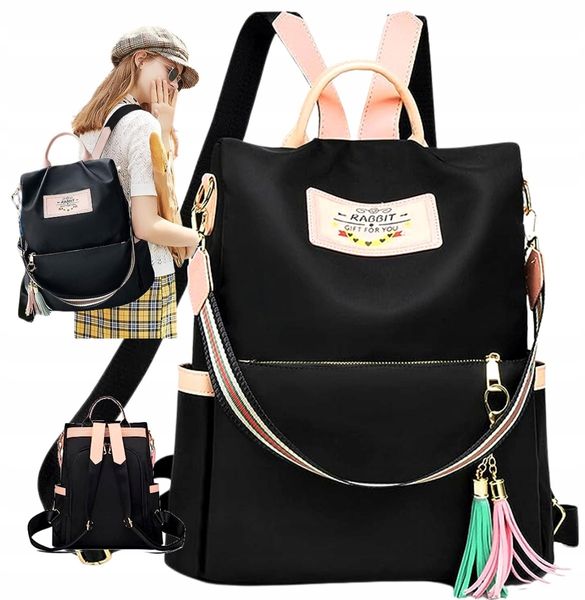 Plecak Torebka Torba Damski Plecaczek 2W1 Pojemny zdjęcie 2