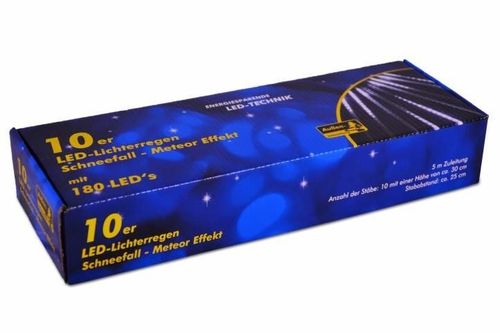 Lampki choinkowe z efektem wodospadu - zimna biel na Arena.pl