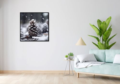 Plakat 80x80cm Zimowy Spokój na Arena.pl