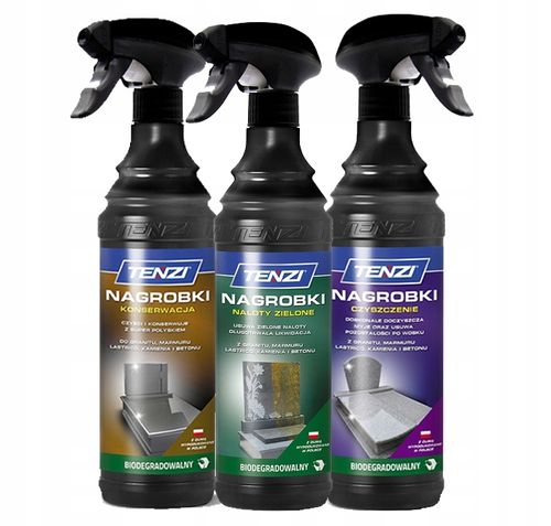 zestaw tenzi do czyszczenia i konserwacji nagrobków 3x600ml na Arena.pl