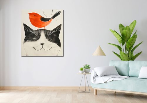 Obraz 90x100cm Pyzaty Przyjaciel na Arena.pl