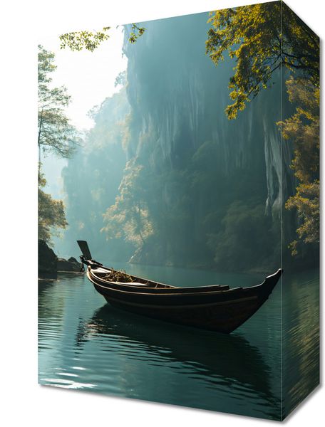 Obraz 20x30cm Samotność na Tafli zdjęcie 1