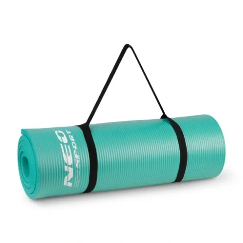 DUŻA MATA DO ĆWICZEŃ JOGI YOGA FITNESS GRUBA 1,5cm na Arena.pl