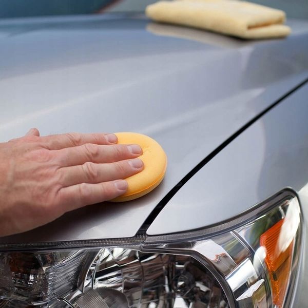 Meguiars Soft Foam Applicator Pad Aplikator Wosk Słoneczko Gąbka 2 szt zdjęcie 5