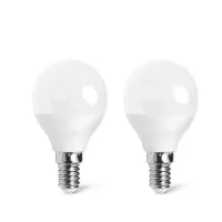 Zestaw 2 żarówek LED G45 E14 4W 2700K 340lm Aigostar do przytulnego klimatu