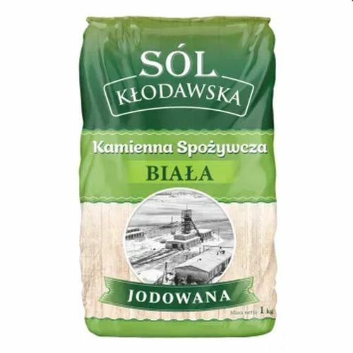 KŁODAWSKA SÓL KAMIENNA JODOWANA 1kg zdjęcie 1