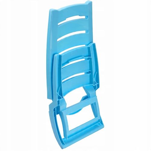 KRZESŁO PLAŻOWE SKŁADANE PLASTIKOWE KRZESEŁKO MOCNE TURYSTYCZNE LEŻAK FOTEL na Arena.pl