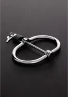 mood d-handcuffs stalowe kajdanki z zaokrąglonymi krawędziami