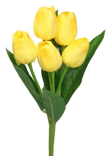 TULIPANY BUKIET TULIPANÓW GUMOWANE GUMOWE SILIKONOWE JAK ŻYWE na Arena.pl