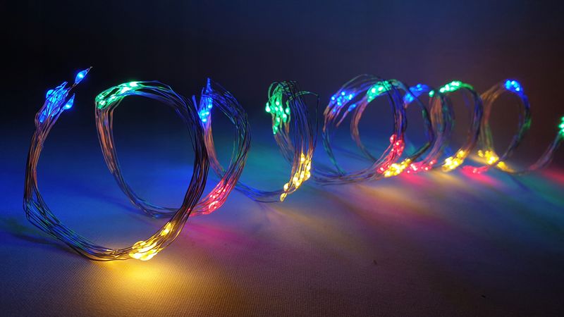 LAMPKI DRUCIKI 200LED MULTI Z PROGRAMATOREM OKAZJA zdjęcie 4