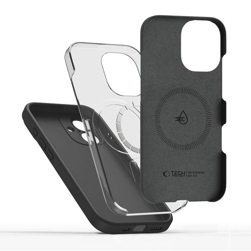 Etui Tech-Protect Silicone MagSafe na iPhone 17 - czarne na Arena.pl