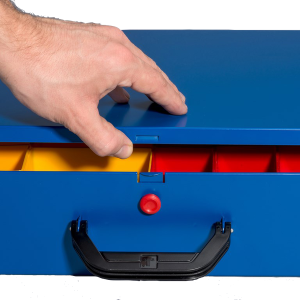 Kaseta metalowa 23 pojemniki - 440x355x66 mm zdjęcie 3